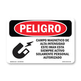 Strong Magnetic Field Magnet Is On