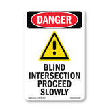 Blind Intersection Proceed Slowly