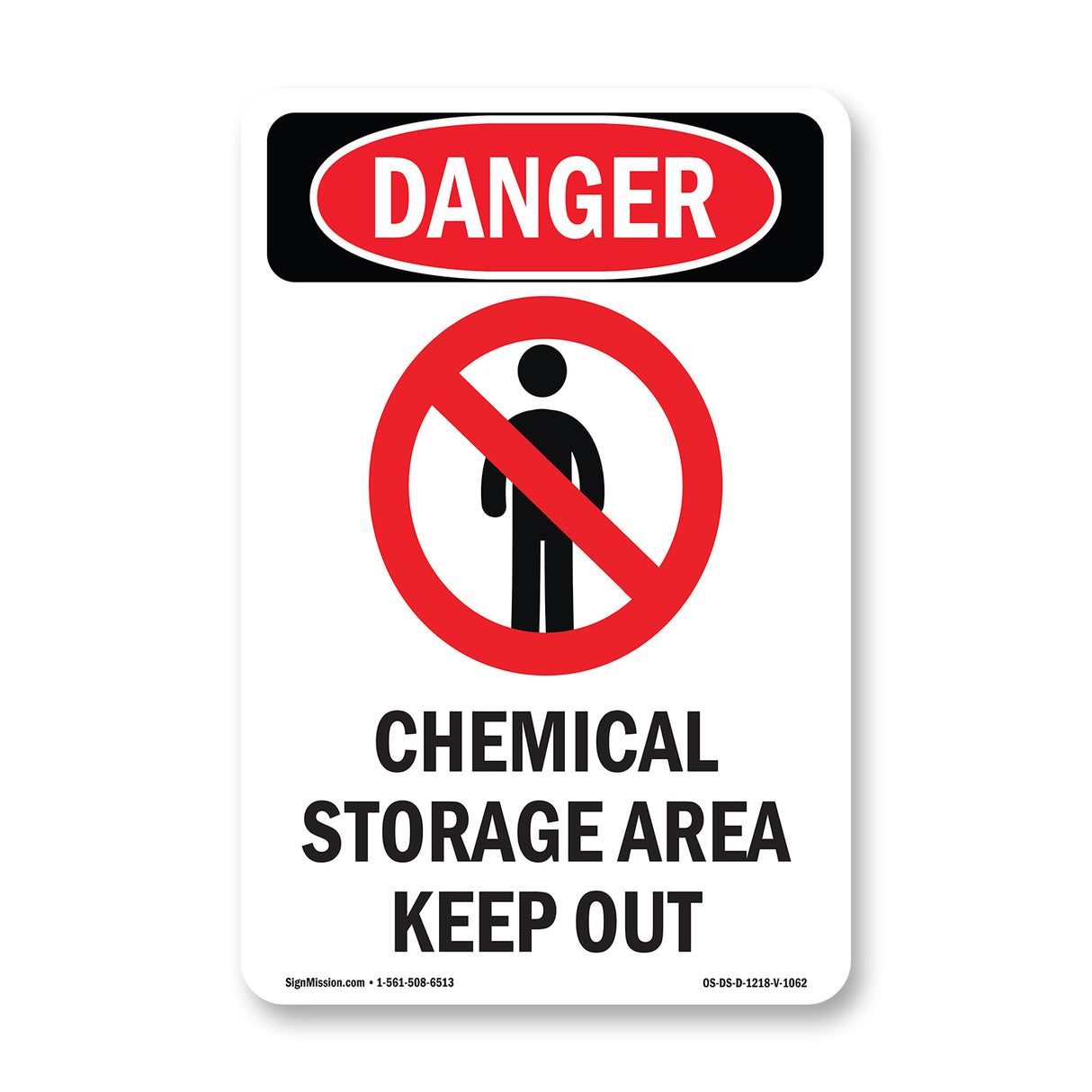 Chemical Storage Area Keep Out