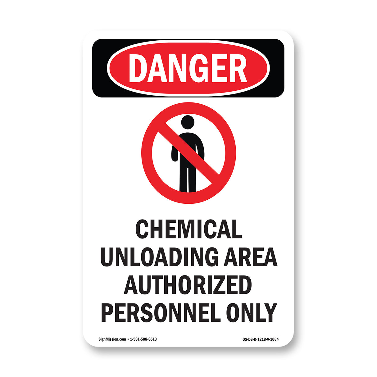 Chemical Unloading Area Authorized Only