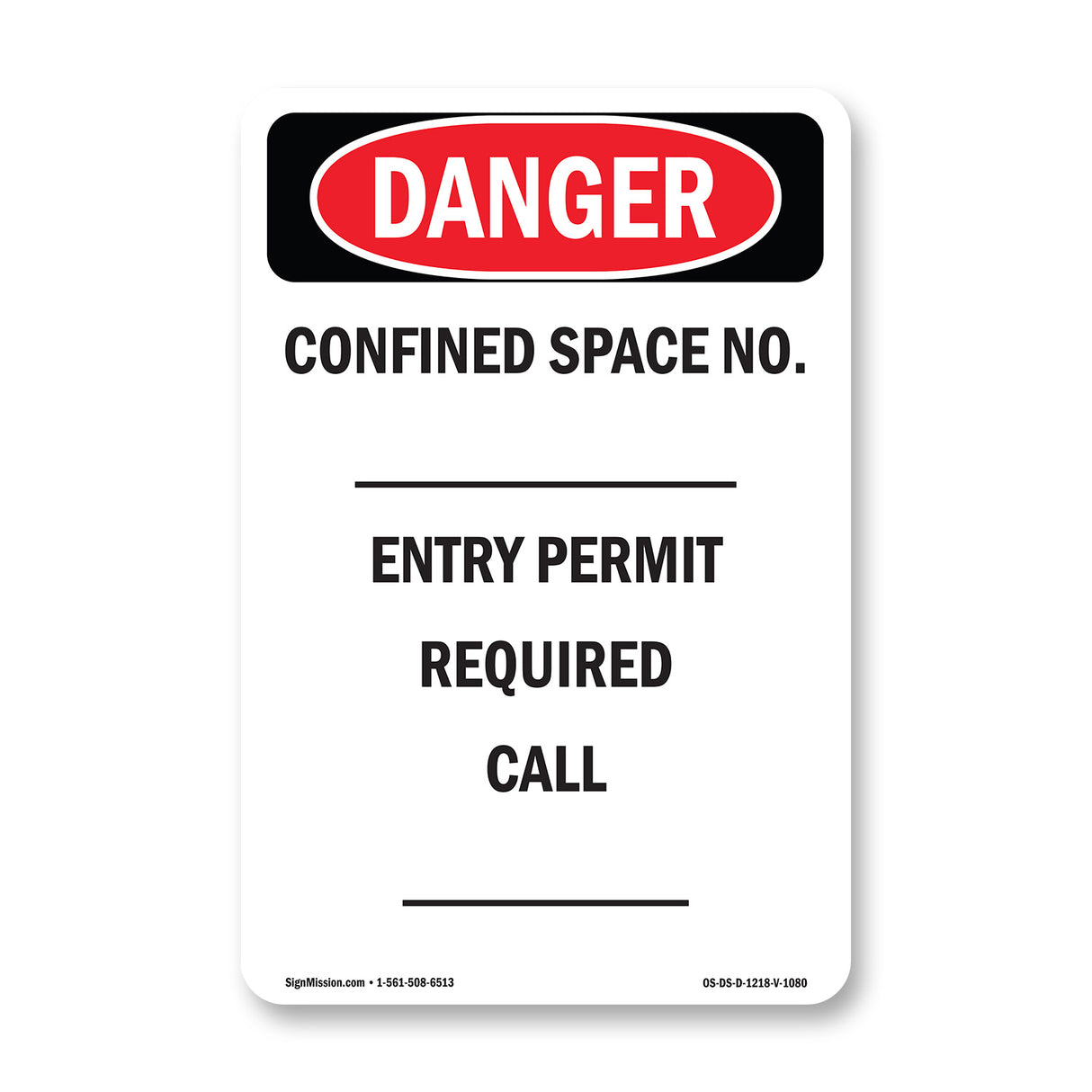 Confined Space Permit Required