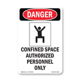 Confined Space Authorized Personnel Only