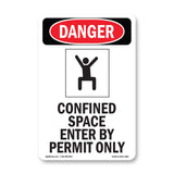 Confined Space Enter By Permit Only