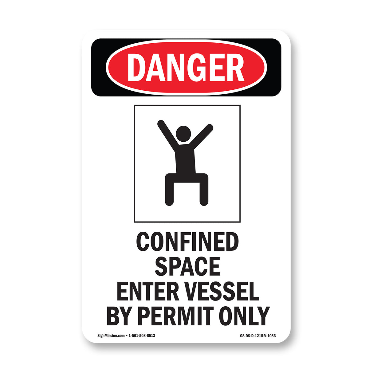 Confined Space Enter Vessel By Permit Only