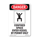 Confined Space Enter Vessel By Permit Only