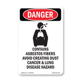 Contains Asbestos Fibers