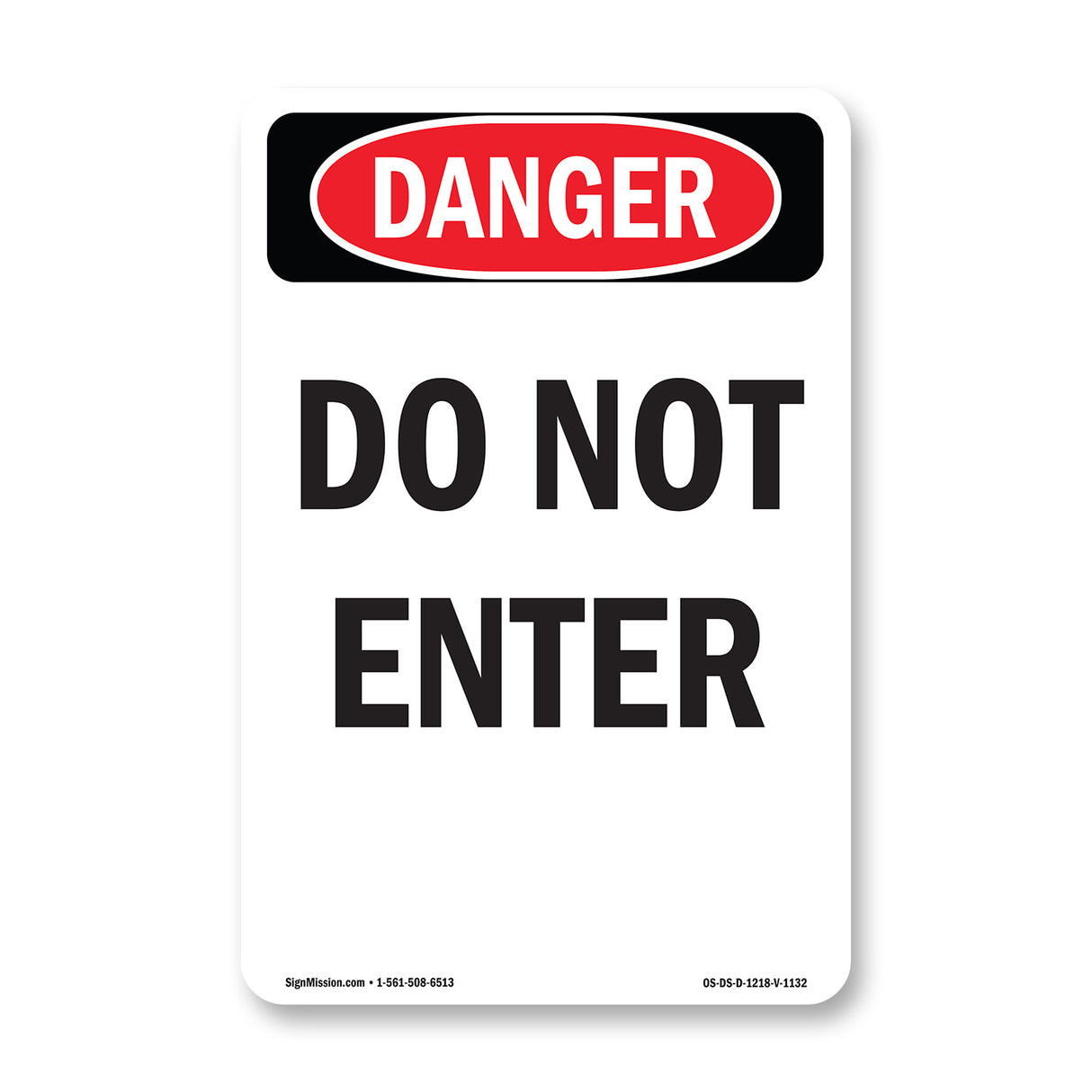 Portrait Do Not Enter