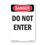 Portrait Do Not Enter