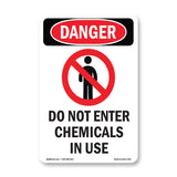 Do Not Enter Chemicals In Use
