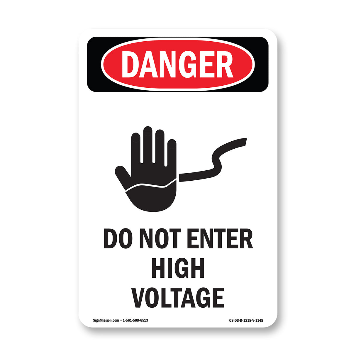 Do Not Enter High Voltage