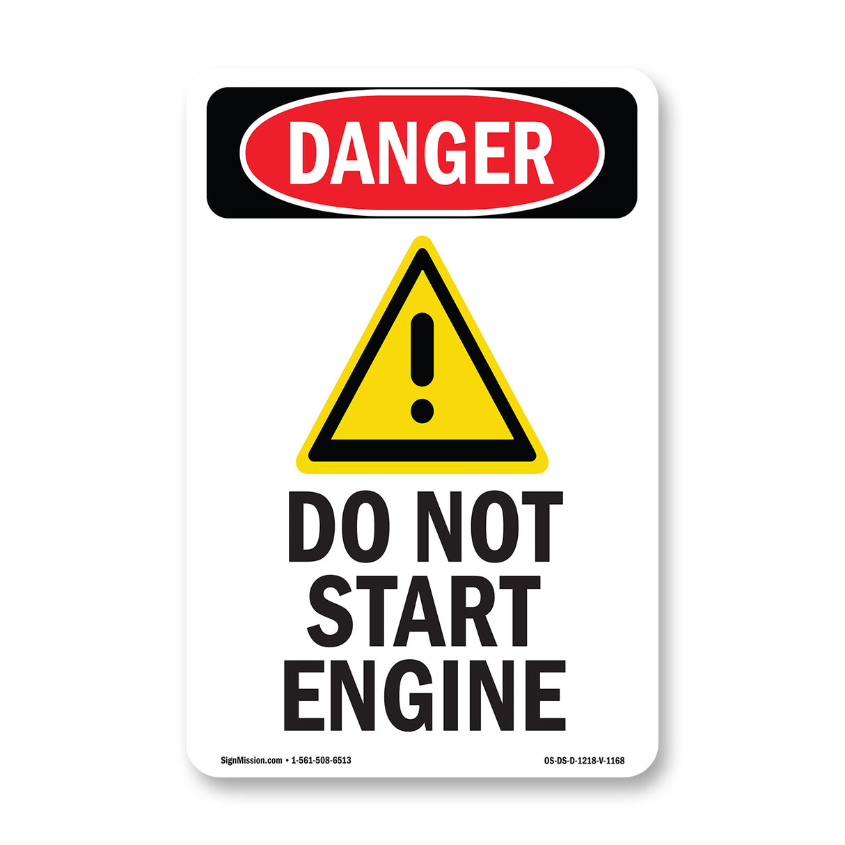 Do Not Start Engine