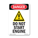 Do Not Start Engine