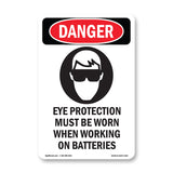 Eye Protection Must Be Worn