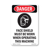 Face Shield Must Be Worn