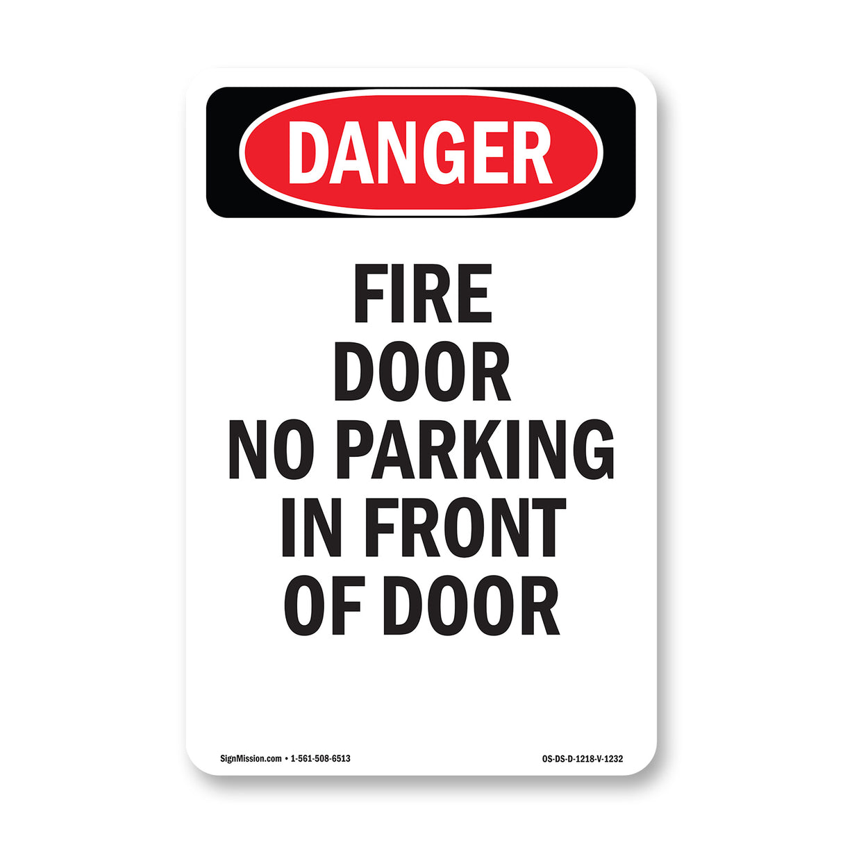 Fire Door No Parking In Front Of Door