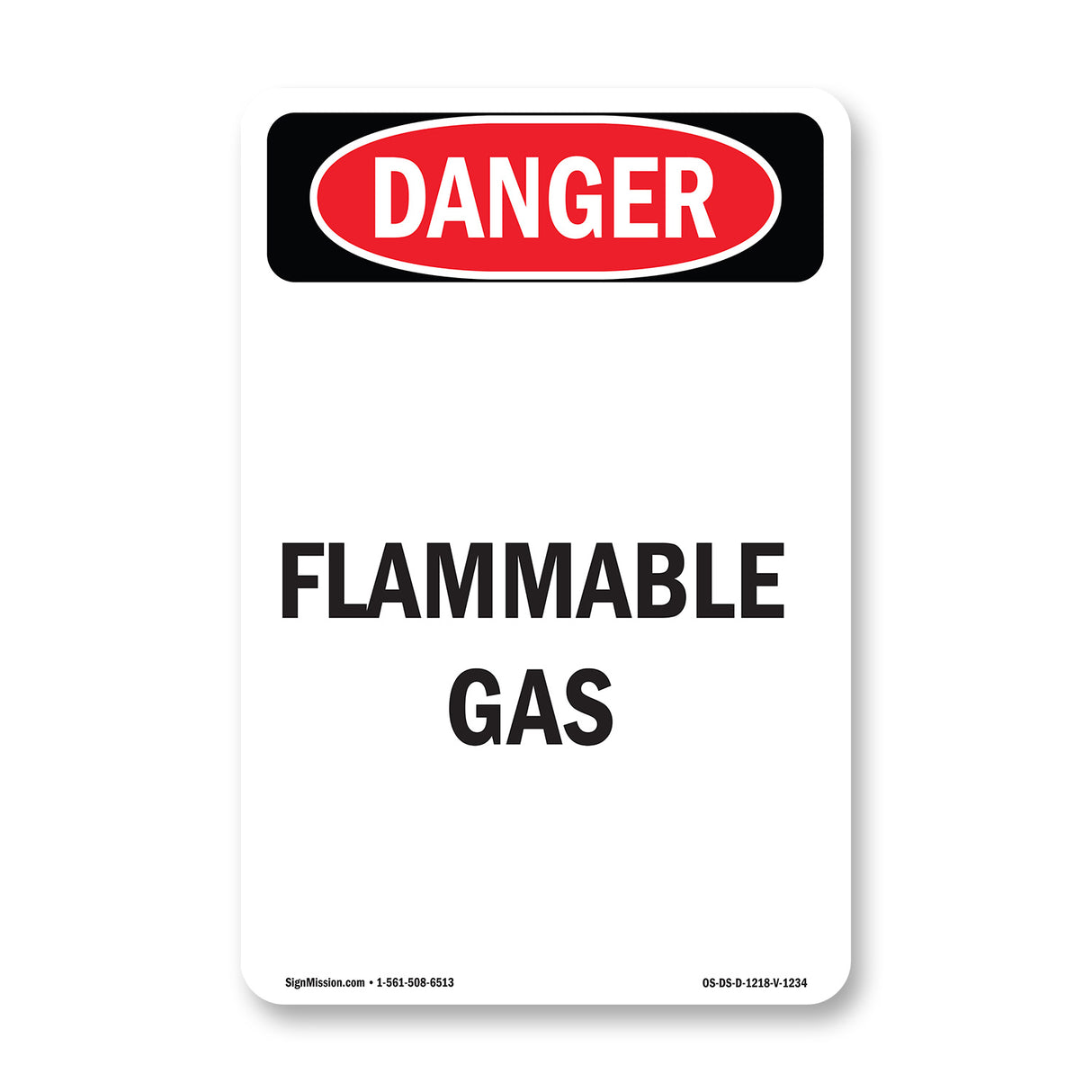 Portrait Flammable Gas
