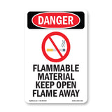 Flammable Material Keep Open Flame Away