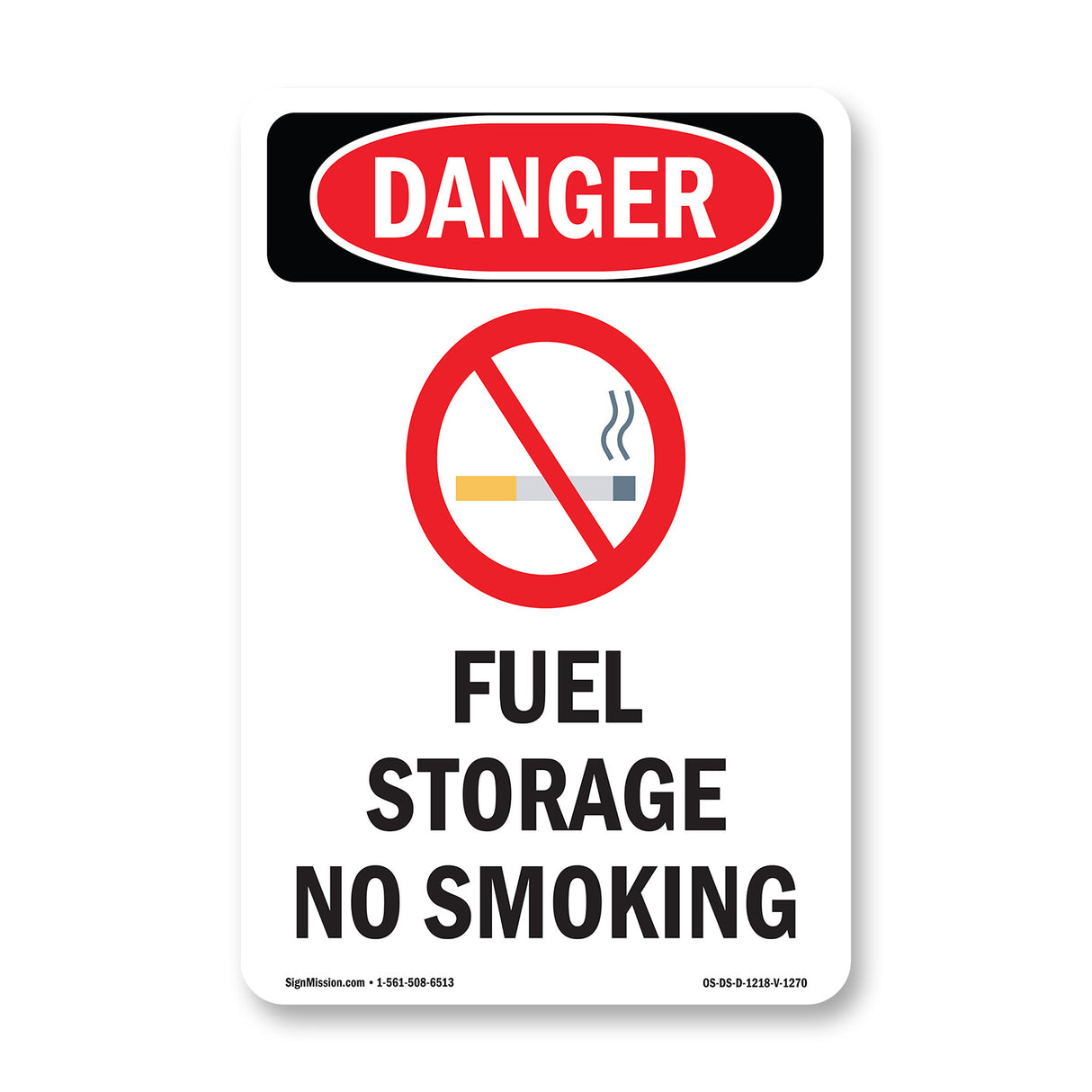 Fuel Storage No Smoking