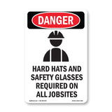 Hard Hats Safety Glasses Required Jobsites