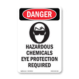 Hazardous Chemicals Eye Protection Required