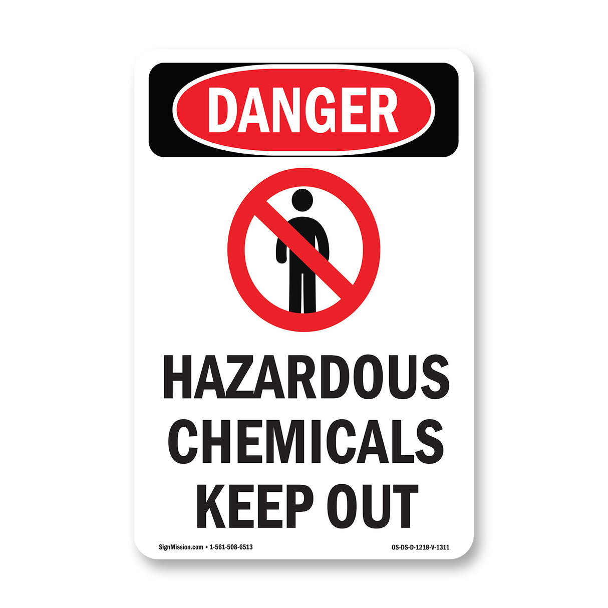 Hazardous Chemicals Keep Out
