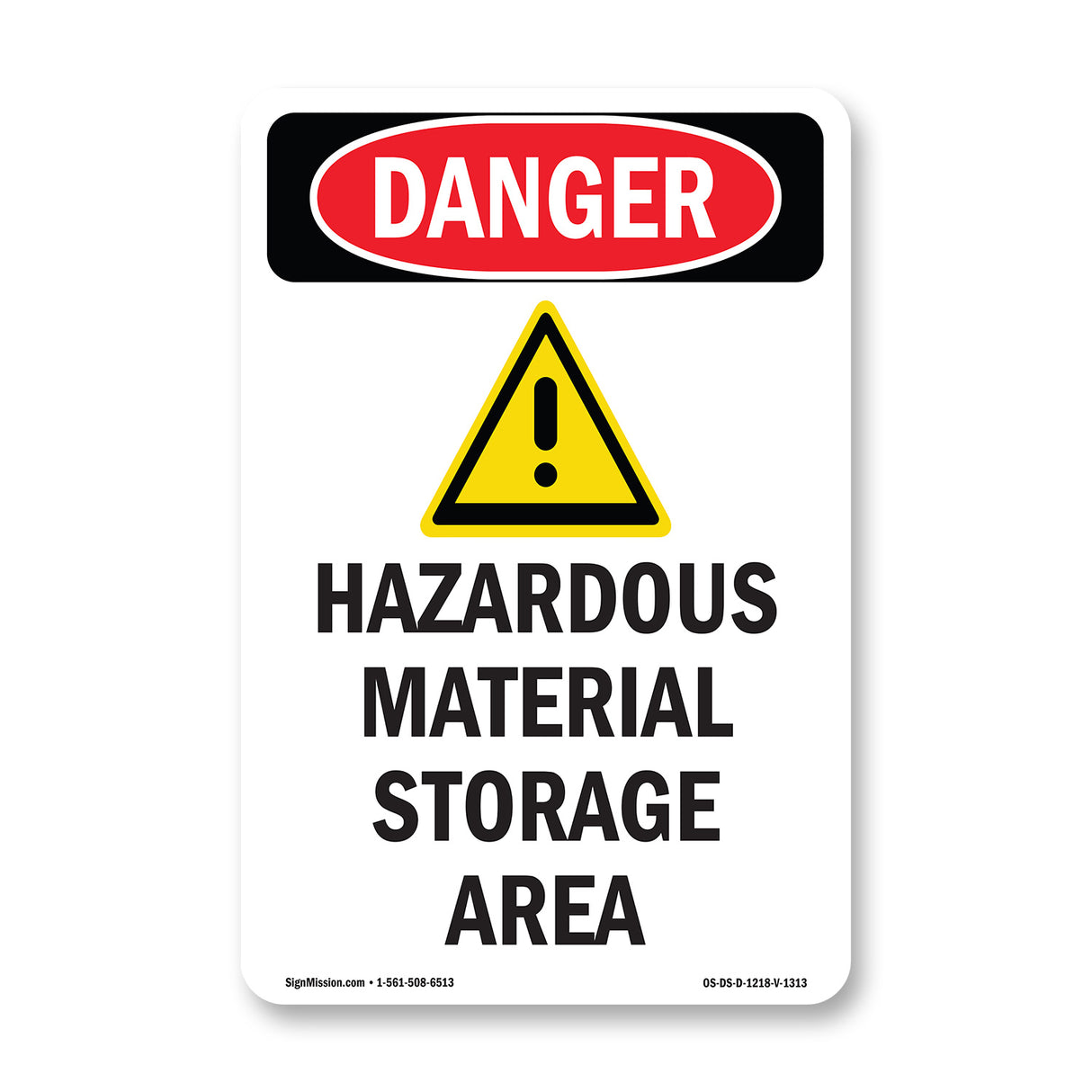Hazardous Material Storage Area