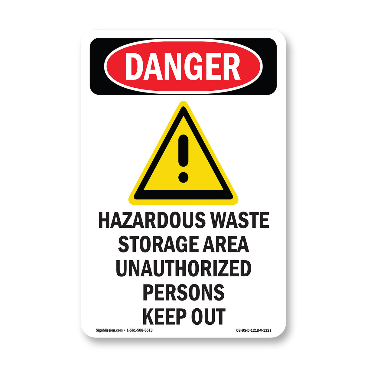 Hazardous Waste Storage Area
