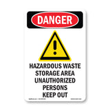 Hazardous Waste Storage Area