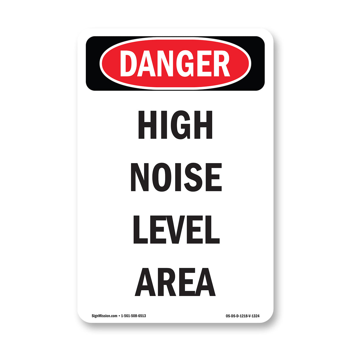 High Noise Level Area