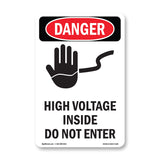 High Voltage Inside Do Not Enter