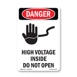 High Voltage Inside Do Not Open