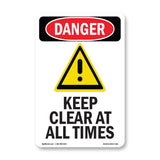 Keep Clear At All Times