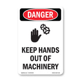 Keep Hands Out Of Machinery Spanish