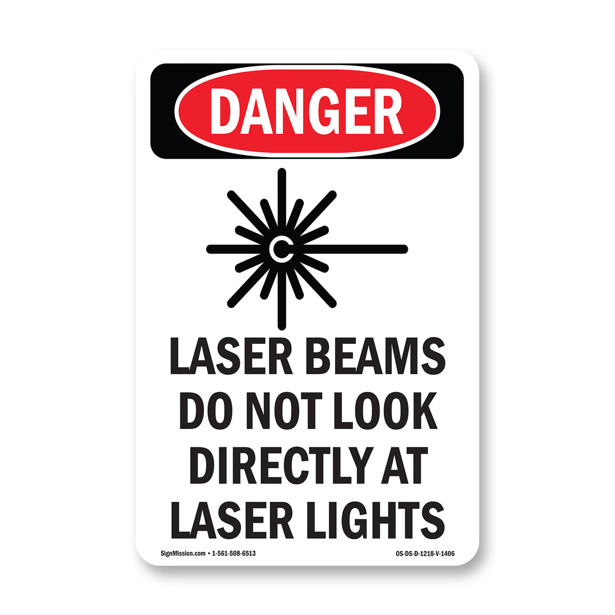 Laser Beams Look Directly Lights