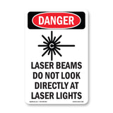 Laser Beams Look Directly Lights