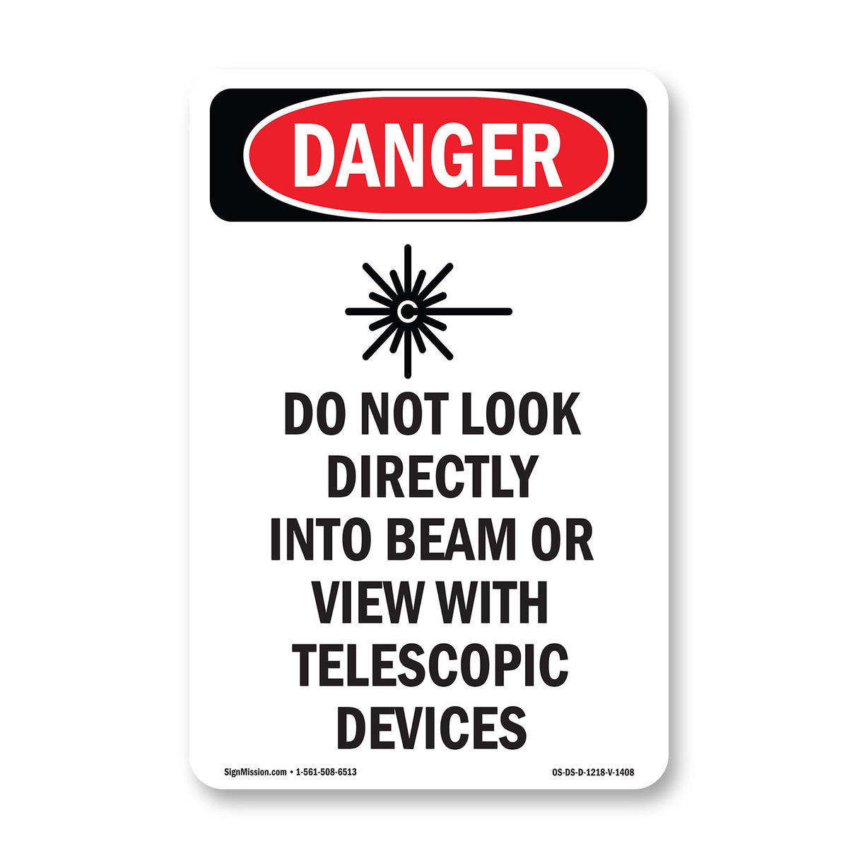 Do Not Look Directly Into Class IIIb Laser