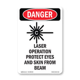Laser Operation Protect Eyes Skin Beam