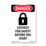Lockout For Safety Before You Start