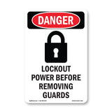 Lockout Power Before Removing Guards