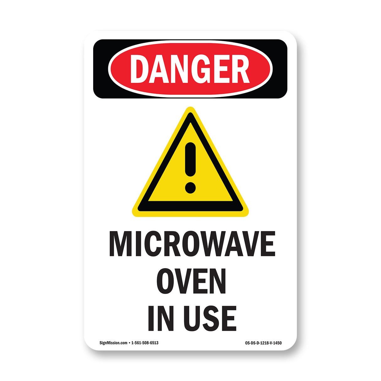 Microwave Oven In Use
