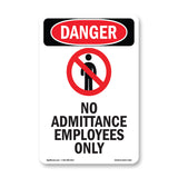 No Admittance Employees Only