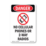 No Cellular Phones Or 2-Way Radios
