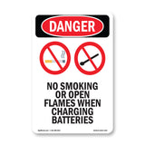 No Smoking When Charging Batteries