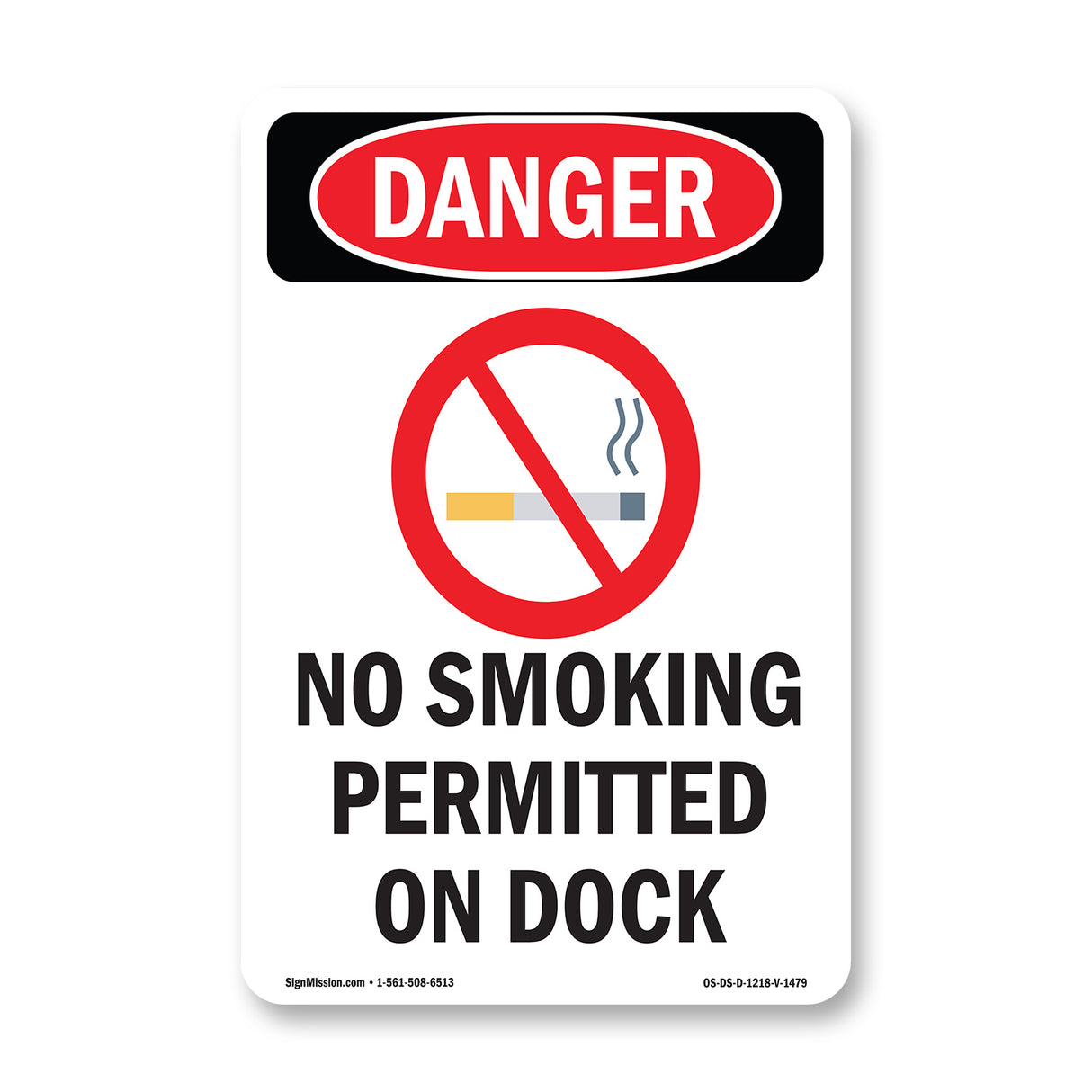 No Smoking Permitted On Dock