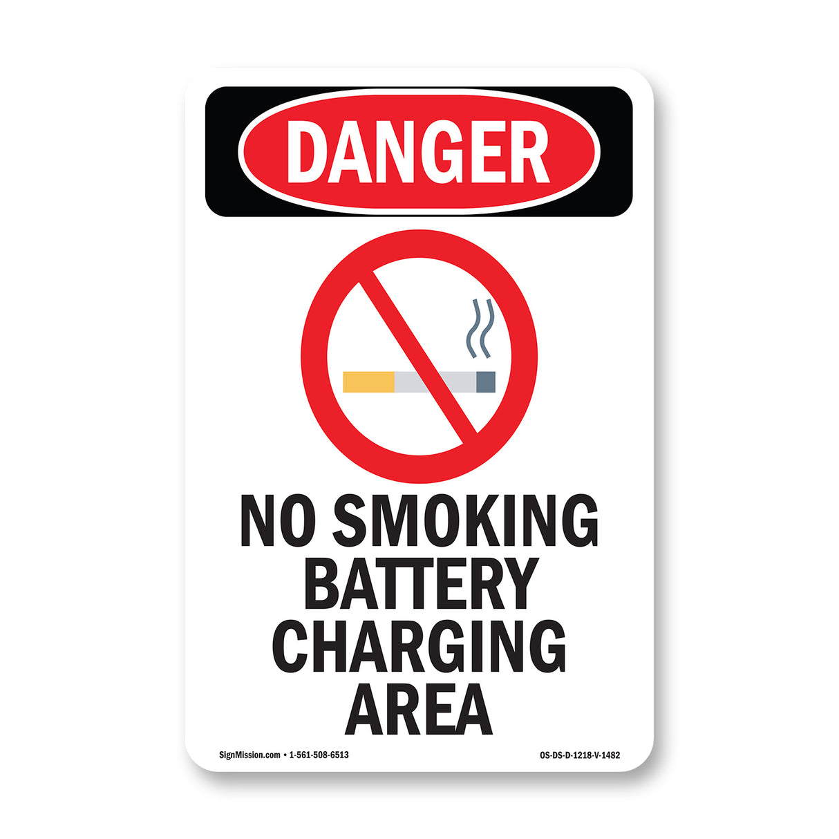 No Smoking Battery Charging Area