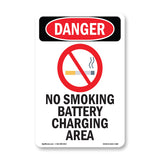 No Smoking Battery Charging Area