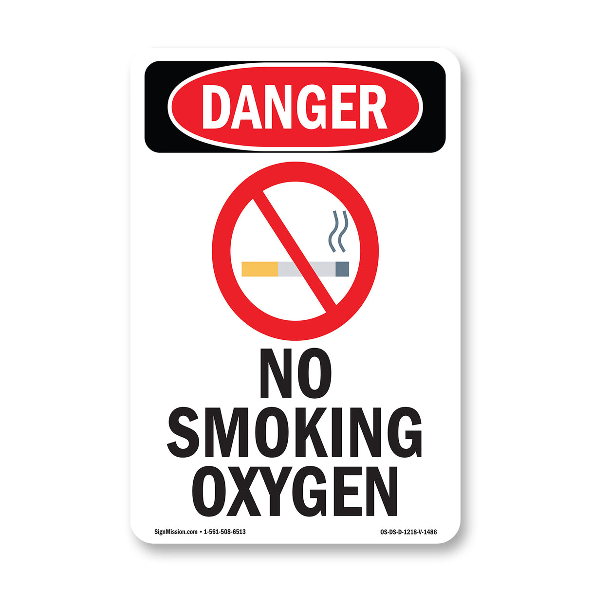 No Smoking Oxygen