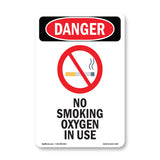 No Smoking Oxygen In Use