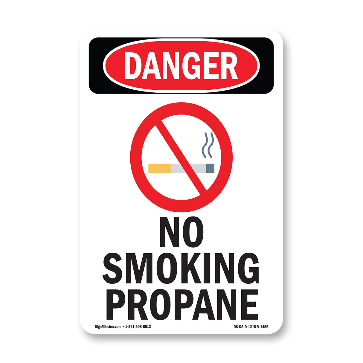 No Smoking Propane