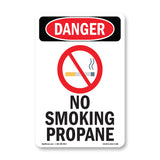 No Smoking Propane